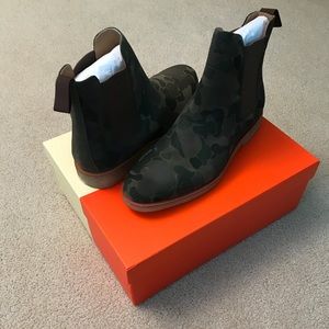 New republic camo Chelsea boots
